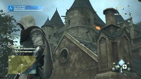 Assassins Creed Unity - The Temple - Sequence 12 Memory 3 - Ending - Sword of Eden - Gameplay