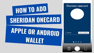 HOW TO ADD SHERIDAN ONECARD IN APPLE & ANDROID WALLET,UPLOAD PHOTO TO ONECARD INTERNATIONAL STUDENTS screenshot 4