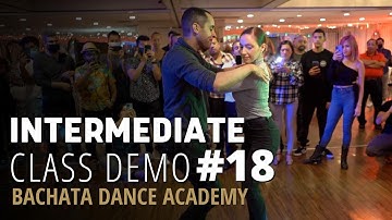 Intermediate Bachata Combination - Class Recap #18 - Demetrio & Nicole - Bachata Dance Academy
