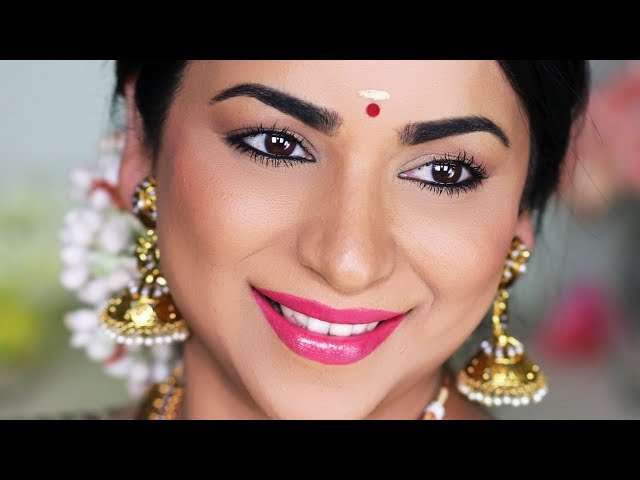 Simple Onam Look 2019 | Indian Festival Makeup Tut...