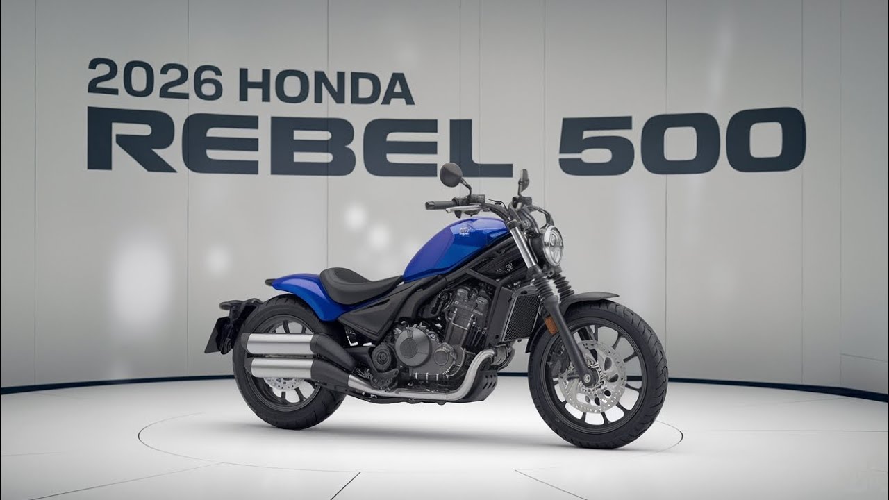 Почему все говорят о Honda Rebel 500 2026 года 😱
