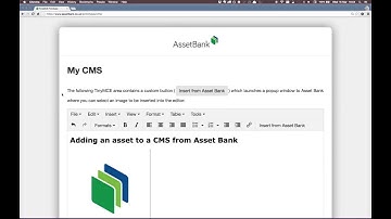 An example of DAM integration with a CMS