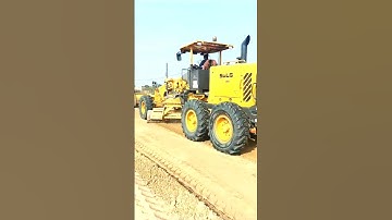 SDLG Motor grader sand leveling work 💪💯💯🔥 #grader #jcb #tractor