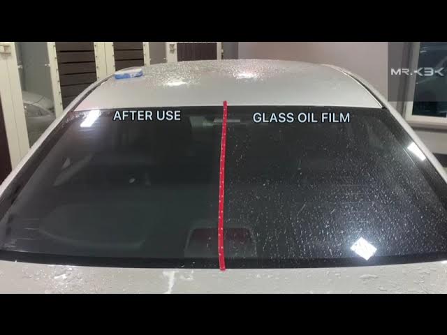 2PCS Car Glass Oil Film Cleaner, Glass Film Removal Cream, Car Windshield  Oil Film Cleaner,Glass Oil Film Remover with Sponge