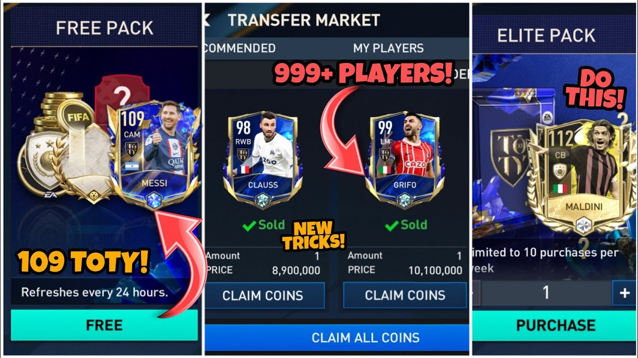 FIFA MOBILE 23 • NEW 5 HIDDEN TOTY TRICKS! 109