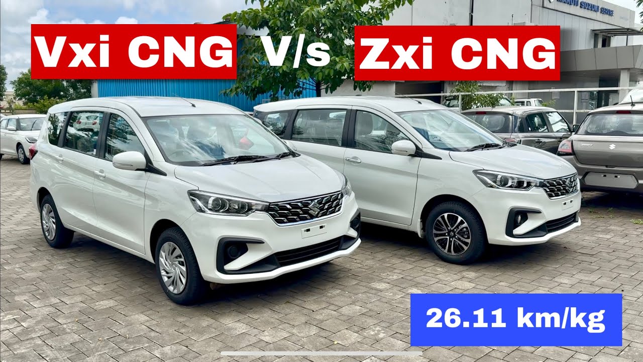 Ertiga CNG -  Vxi vs Zxi || Which one should you buy ?