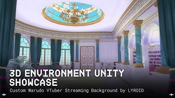 ☆ Grand Music Room Anime-Style 3D Background | VTuber Streaming Room ☆【Warudo Environment Showcase】
