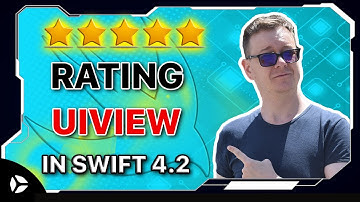 UIView - Custom Star Rating in Swift (Fast and Easy)