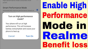 realme phone me high performance mode Kaise on Kare ।। how to enable high performance mode in realme