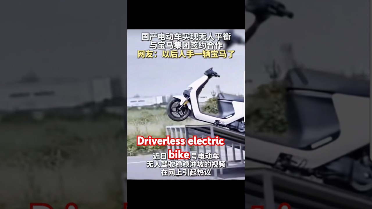 Driverless electric bike 