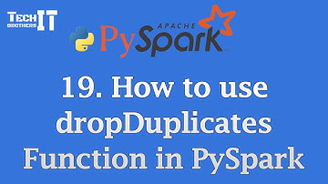 How to use dropDuplicates Function in PySpark | PySpark Tutorial #pysparktutorial #pyspark