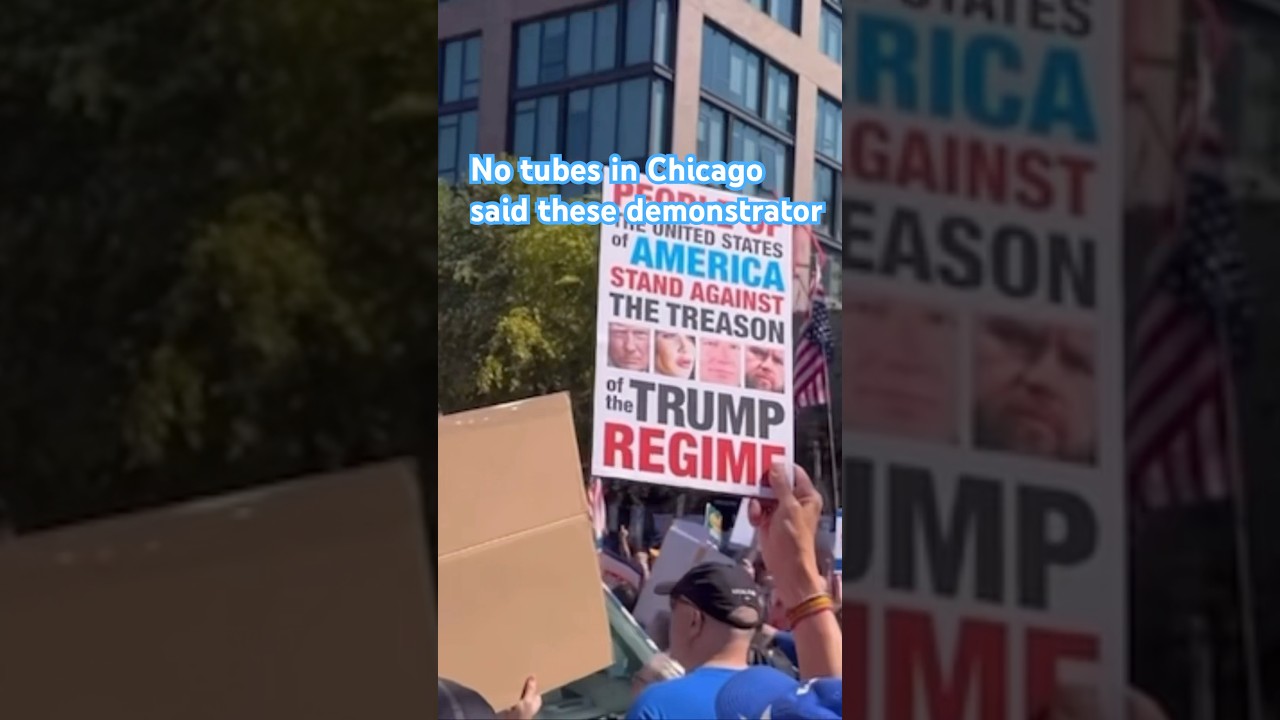 How Chicago protesters alleged by Brandon Johnson Mayor ￼say no troops