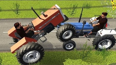 JCB 3dx Eco Loading Mud Mahindra 275 Eicher 485 John Deere Tractor with Trolley 🛒 🚎