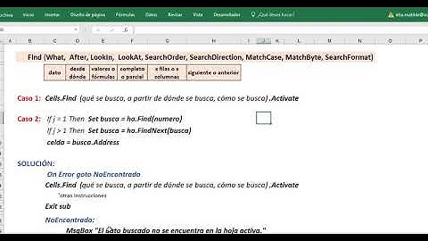 16- Búsqueda (FIND) en Excel con VBA