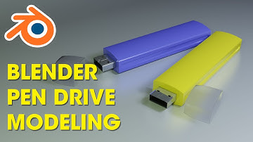 Blender | Easy Pen drive modeling | Tutorial for beginner | 3d blender modeling | How to model
