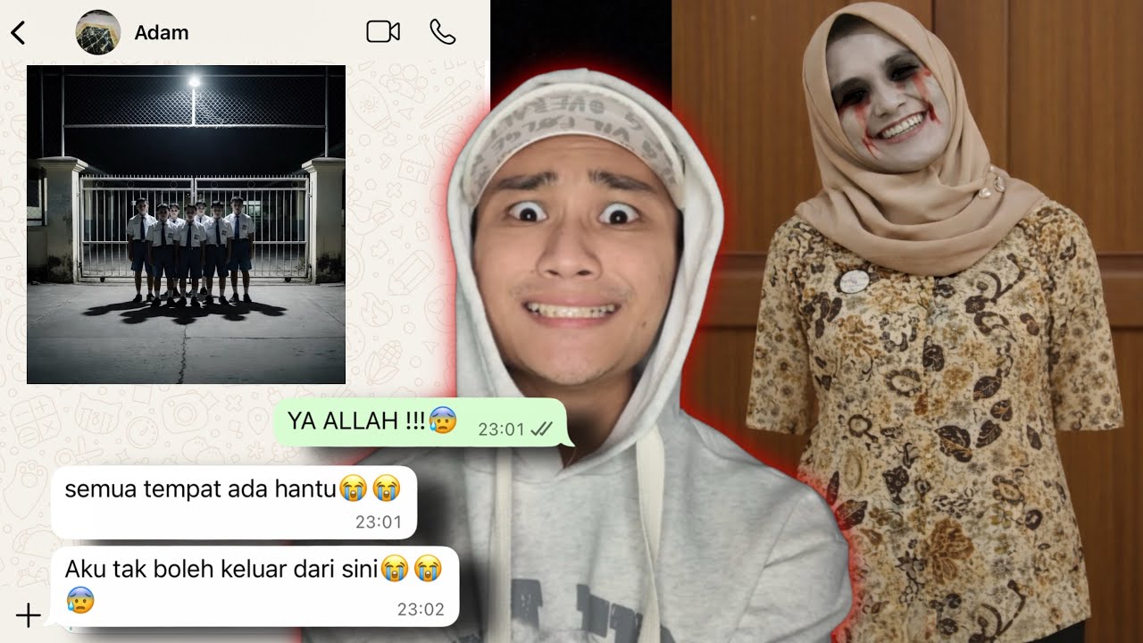 JANGAN AMBIL BUKU LAPORAN PEPERIKSAAN PUKUL 3 PAGI DI SEKOLAH‼️CERITA CHAT SERAM