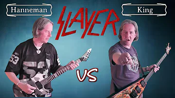 Hanneman VS King (Slayer Guitar Riffs Battle)