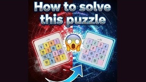 How To Solve Sliding Block Puzzle 🧩 [Puzzle Tutorial] 😍