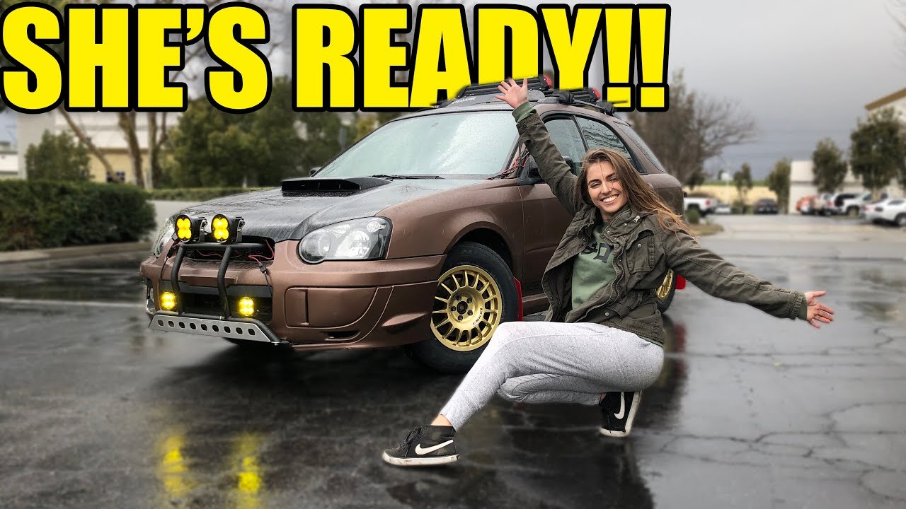 The Rally Wagon's AGGRESSIVE New Face Lift! Installing off-road lights!