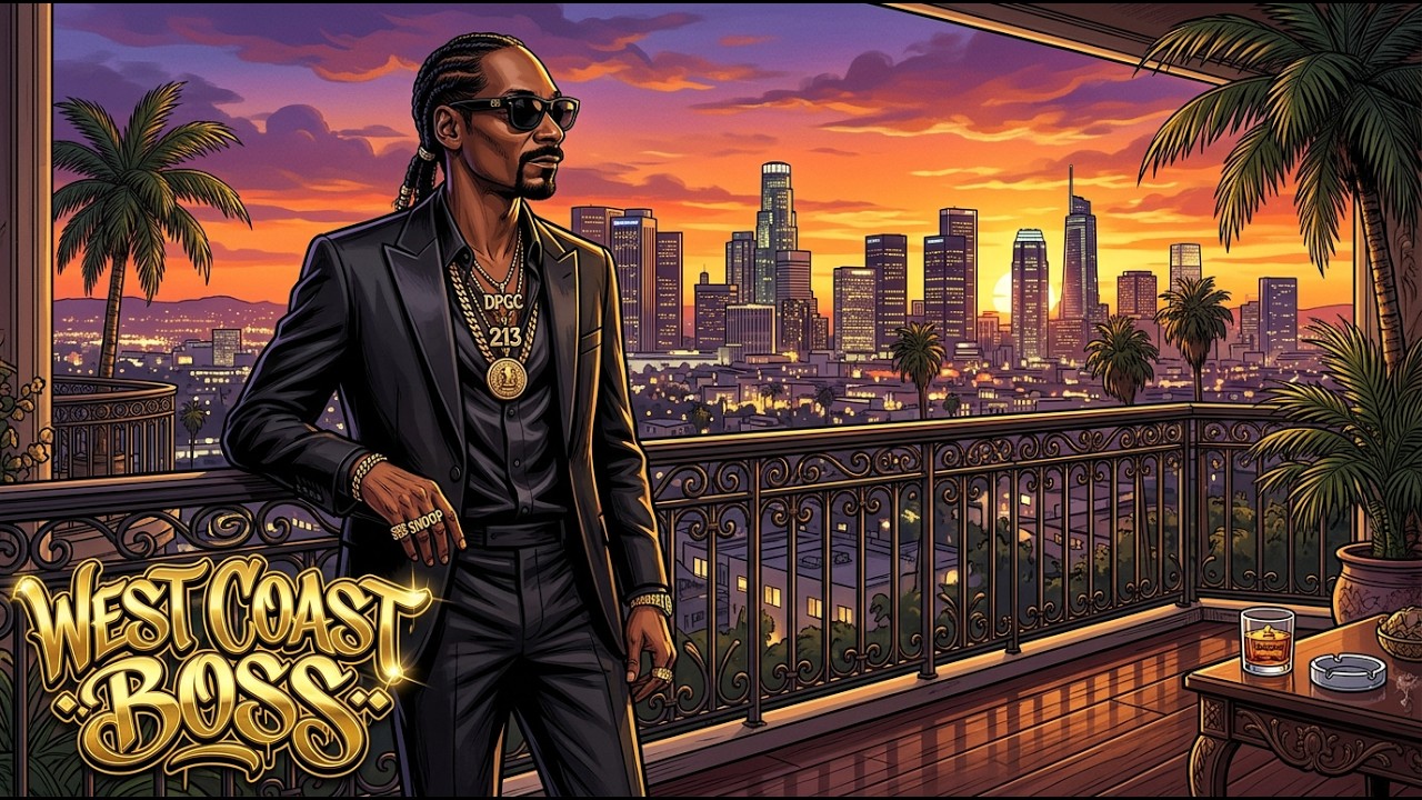 West Coast Boss 💼 Snoop Dogg, Dr. Dre, 2Pac – G-Funk 90s Cover
