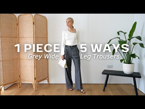 STYLING GREY WIDE-LEG TROUSERS FOR EVERY OCCASION