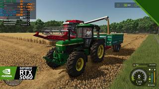 FARMING SIMULATOR 25: RTX 5060 + RYZEN 5 5500 | Test de Rendimiento 1080p Ultra 🚜