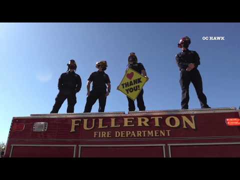 Firefighters, police and EMT’s show support to St Jude Hospital