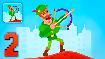 Bowmasters Gameplay Walkthrough Part 2 (iOS, Android)