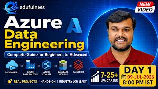 Day 1 - Azure Data Engineering Class | Course Overview & Career Roadmap (2026) | 9-7-2026 8 PM IST