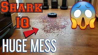 Shark IQ Huge Pick UP Test!!! Over 1.5 pounds of Plastic Beads Challenge, Roomba s9 and i7 helps out