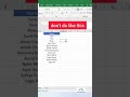 Remove blanks in Excel