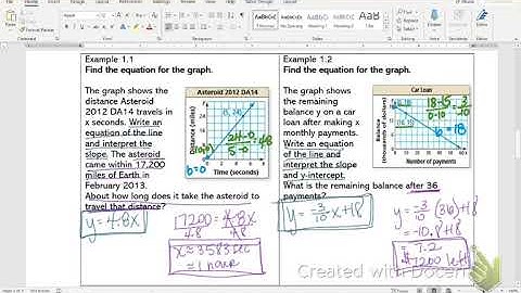1 3 Modeling Linear Functions
