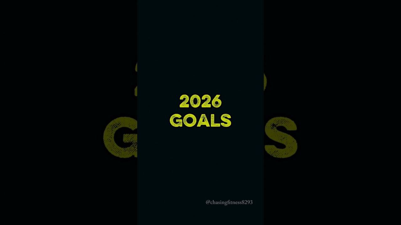 My Goals for 2026... Easy, Simple and non-negotiable...