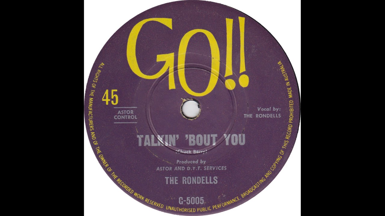 The Rondells Talkin' 'Bout You - YouTube