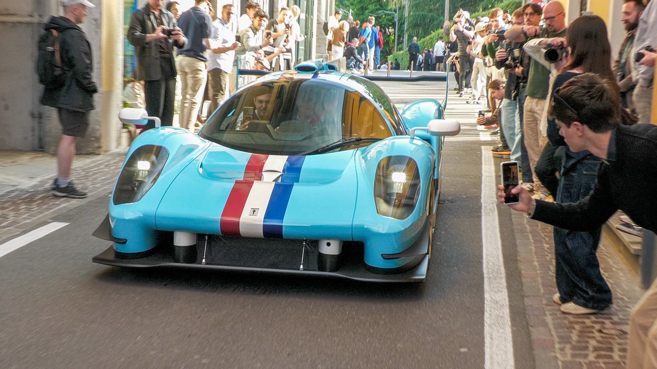 This is the $6M, 670hp Glickenhaus SCG 007S LMH - Villa d'Este 2025