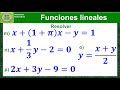 Funciones Lineales cero de la función f(0) gráfica forma general de la ecuación lineal mnop