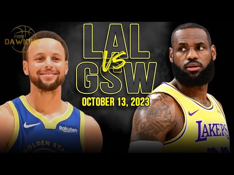 Golden State Warriors vs Los Angeles Lakers Full Game Highlights | October 13, 2023 | FreeDawkins