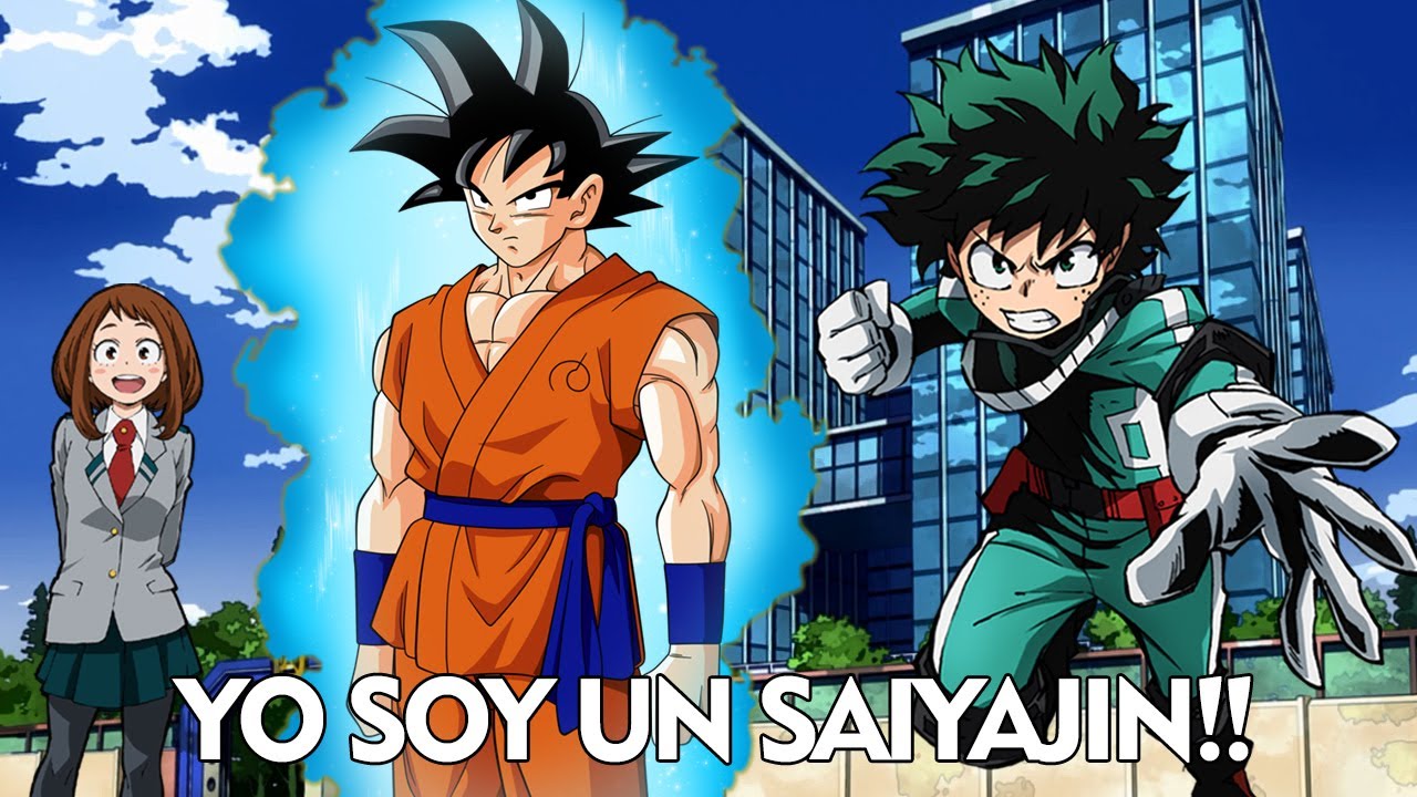 COMO GOKU SE SAIRIA CONTRA PERSONAGENS DE BOKU NO HERO 