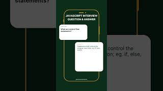 What are control flow statements | JS Biggners Interview Question Playlist | Vional Academy Tech