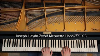 Zwölf Menuette Joseph Haydn Hoboken IX:8