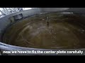 Starch plant vibrator shifter mesh changing.