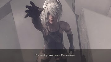 NieR:Automata - Ending C: meaningless [C]ode & Ending E: the [E]nd of yorha (japanese eng subs)