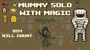 Curse of Aros: Killing 854 Mummy Boss! What Did I Get? Solo with Magic | How Sang Does It