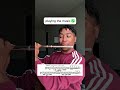 playing the notes❌ vs playing the music✅ #flute #flutetips #musician #flutist #classicalmusic