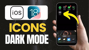 Enable DARK MODE For App Icons On iPhone iOS 18