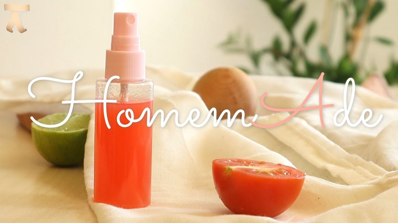 Tomato, Lemon - Homemade Skin Lightening Toner