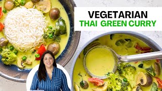 Vegan Thai Green Curry (30‑Minute Dinner!) | Homemade Green Curry Paste