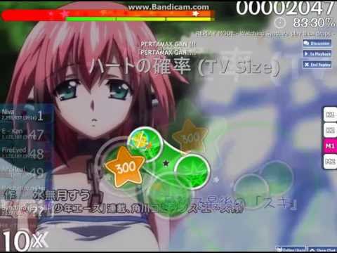 Blue Drops Heart No Kakuritsu Tv Size Hard Youtube