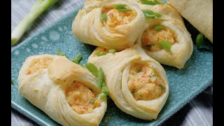CRAB & CREAM CHEESE FILLED CRESCENT ROLLS - The BEST Appetizer EVER!