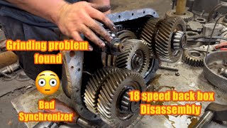 18 speed back box disassembled. Grinding low to high. See and understand why🧐